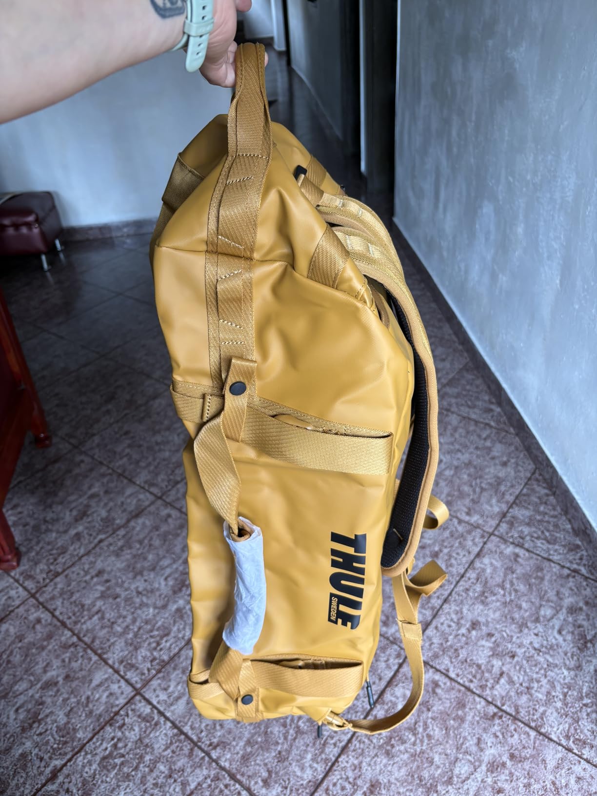 Thule Chasm Duffel bag, Weather-resistant materials, Easy packing, Converts to backpack, Internal pockets, Travel-ready customer photo 1