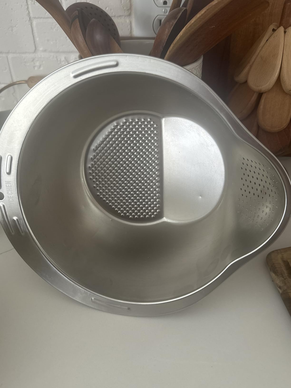 Joyce Chen Stainless Steel Rice Strainer Bowl Rice Washer Colander customer photo 1