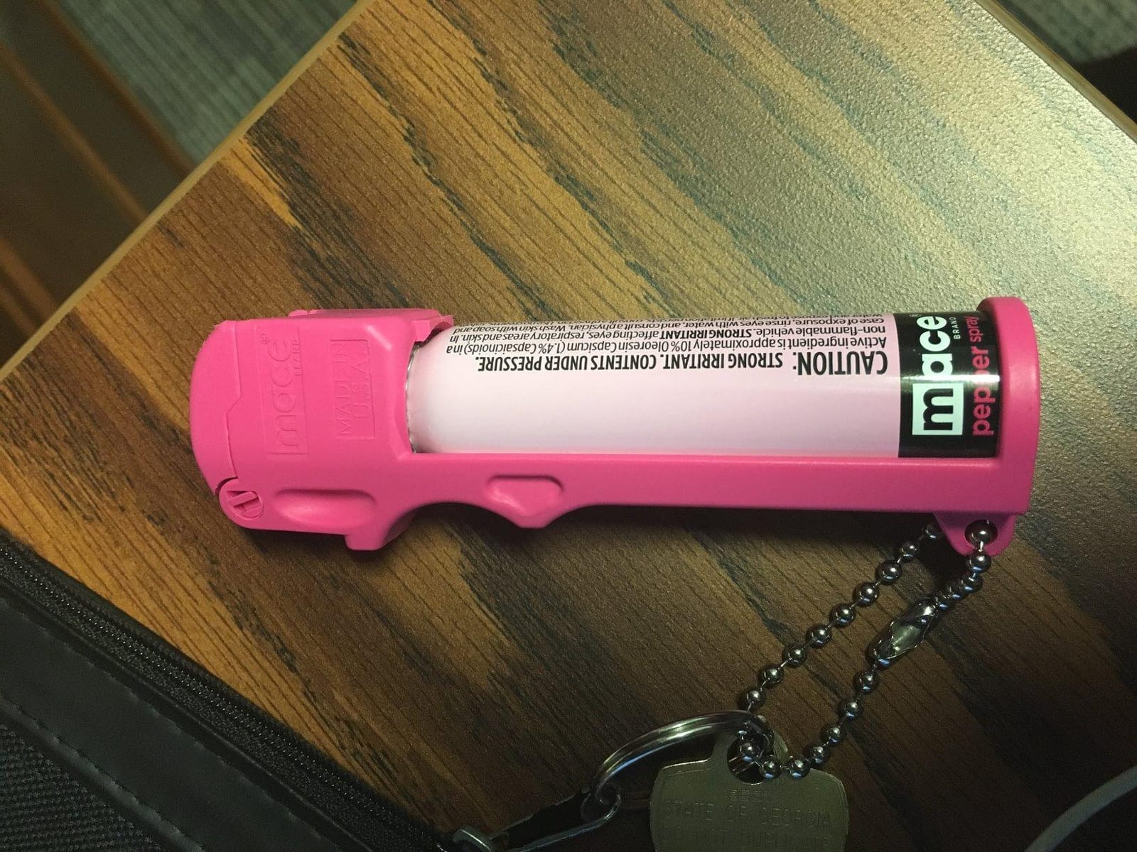 Mace Pepper Spray - Max Police Strength OC with UV Dye, Fast Flip Top, Ergonomic Finger Grip, 12 Feet Range, 0.63 oz Personal Model, Self Defense Pepper Spray for Women & Men customer photo 2