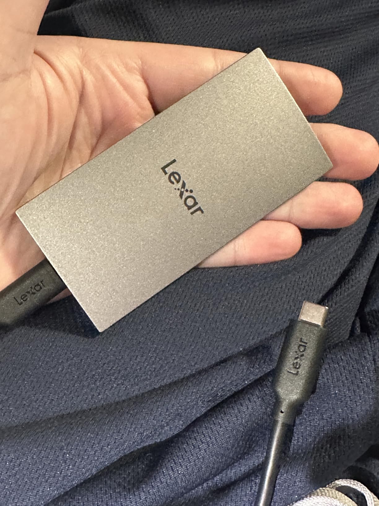 Lexar ES3 1TB Portable SSD Silver, USB 3.2 Gen 2 up to 1050MB/s customer photo 1
