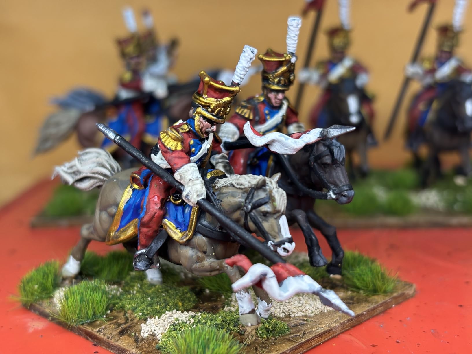 Victrix French Napoleonic Imperial Guard Lancers Set | Bonus Miniature STL Download 12 Highly Detailed 28mm Miniatures with Polish & Dutch Variants for Tabletop Wargaming Dioramas customer photo 1