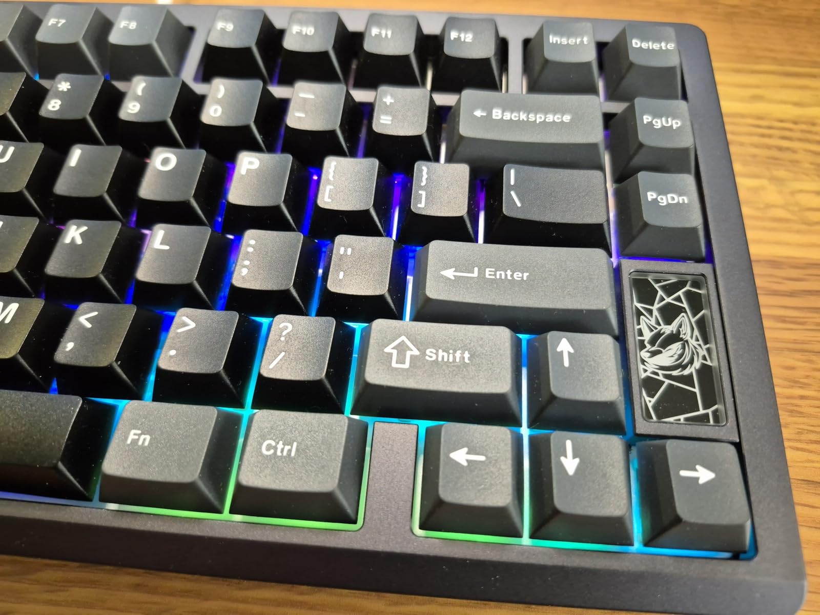 Mechanical Keyboard, Chilkey Slice75 HE Gaming Keyboard Wired, 75% Hall Effect Magnetic Aluminum Keyboard with WS Flux HE Clacky Switch, Rapid Trigger, 8K Polling, Per-Key RGB Custom, PC/Mac Support customer photo 1