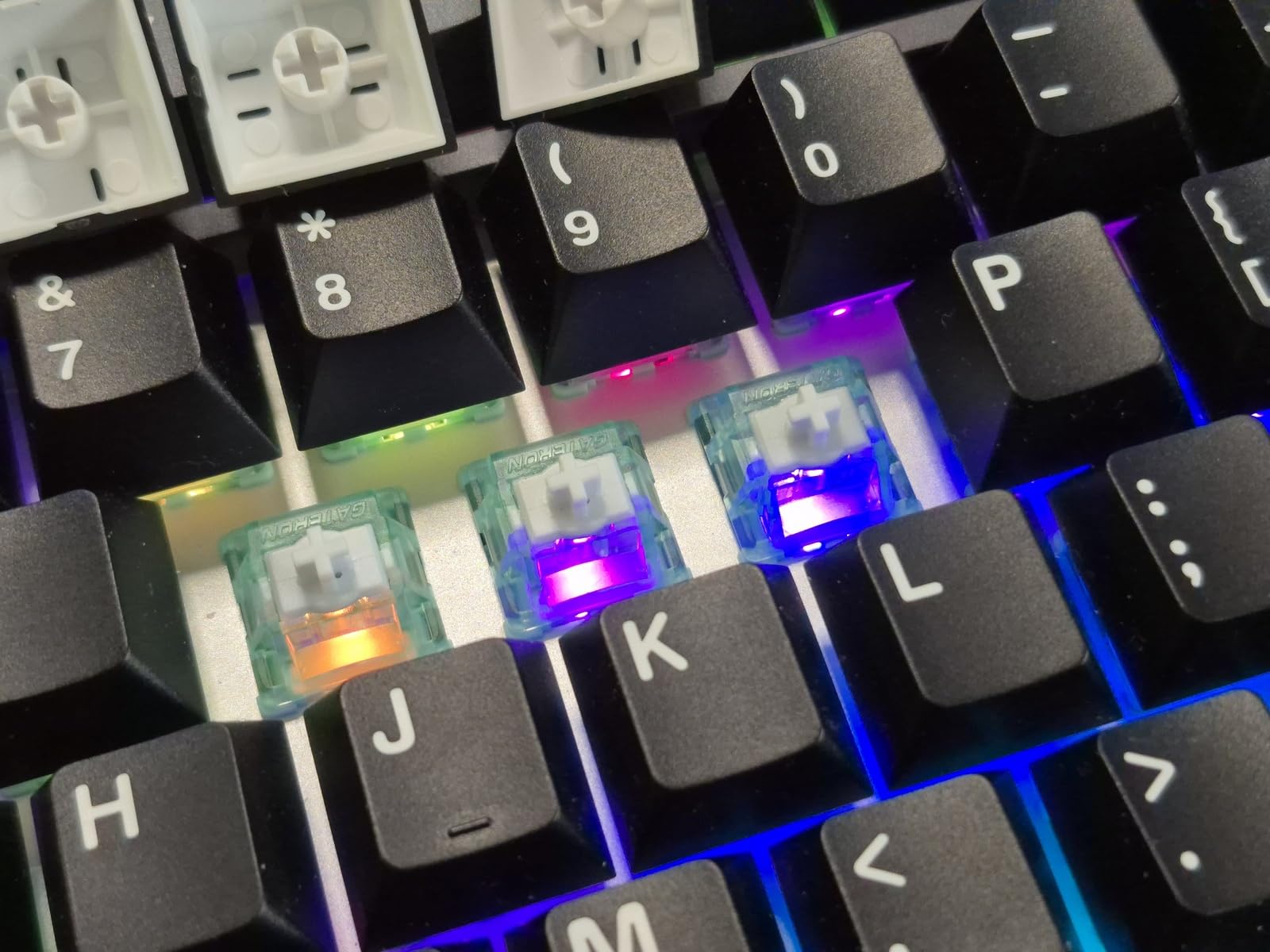 Mechanical Keyboard, Chilkey Slice75 HE Gaming Keyboard Wired, 75% Hall Effect Magnetic Aluminum Keyboard with WS Flux HE Clacky Switch, Rapid Trigger, 8K Polling, Per-Key RGB Custom, PC/Mac Support customer photo 2