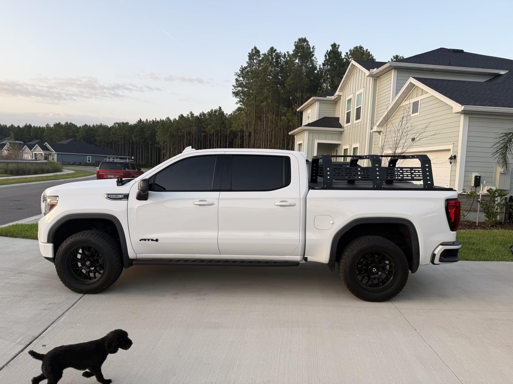 VEVOR Overland Truck Bed Rack, 54.3-68.3 in Width, Adjustable Overland Bed Cargo Rack with Sidebar and 900 lbs Static Load Capacity, Heavy Duty Steel, Compatible with Full Size and Mid-Size Trucks customer photo 1
