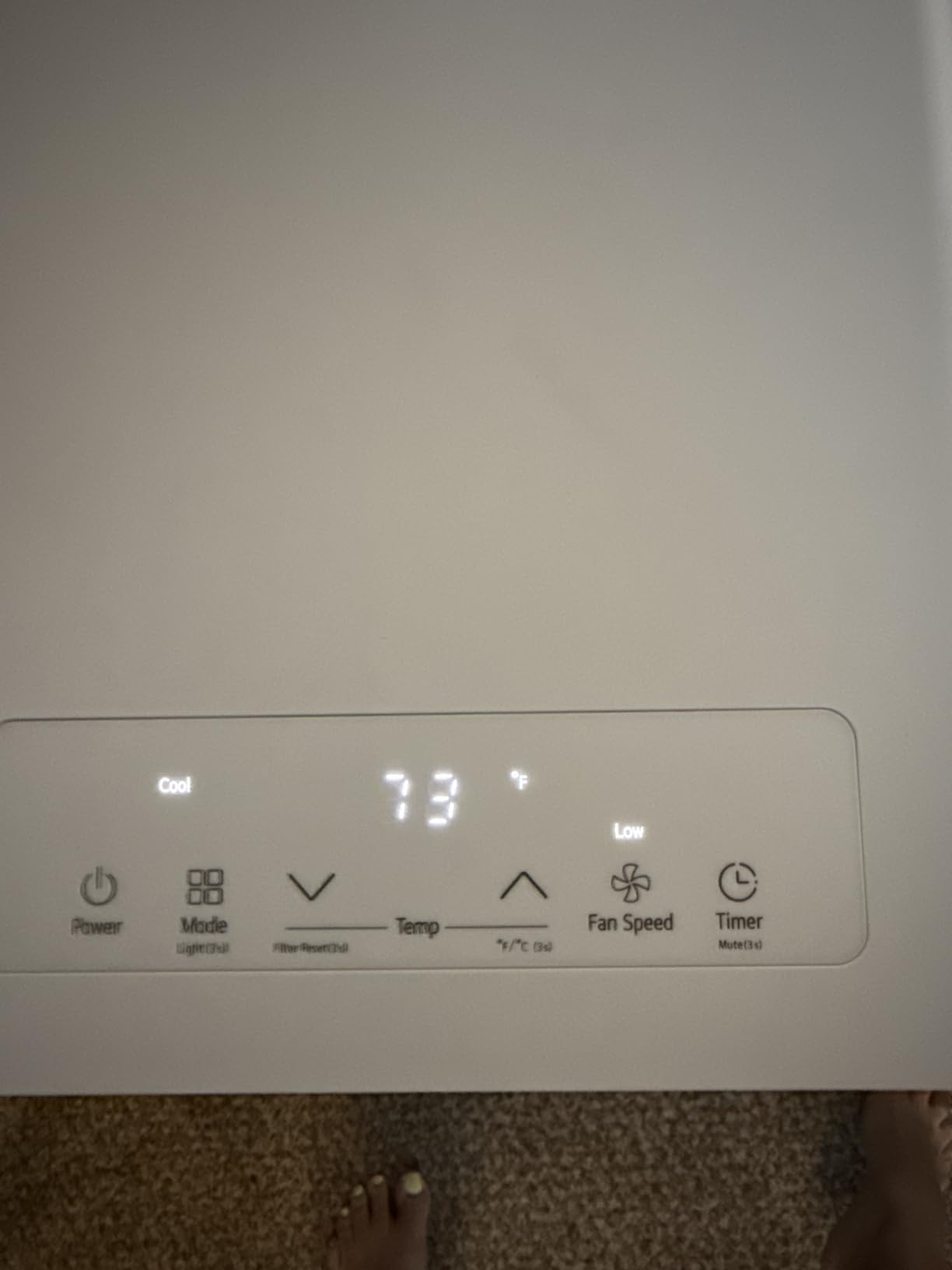 LG 8000 BTU (DOE) / (11000 ASHRAE) Portable Air Conditioner Cools 350 Sqft Easy Install, Remote Control, Washable Filter Eco-friendly AC Unit, White LP0825WFR customer photo 2