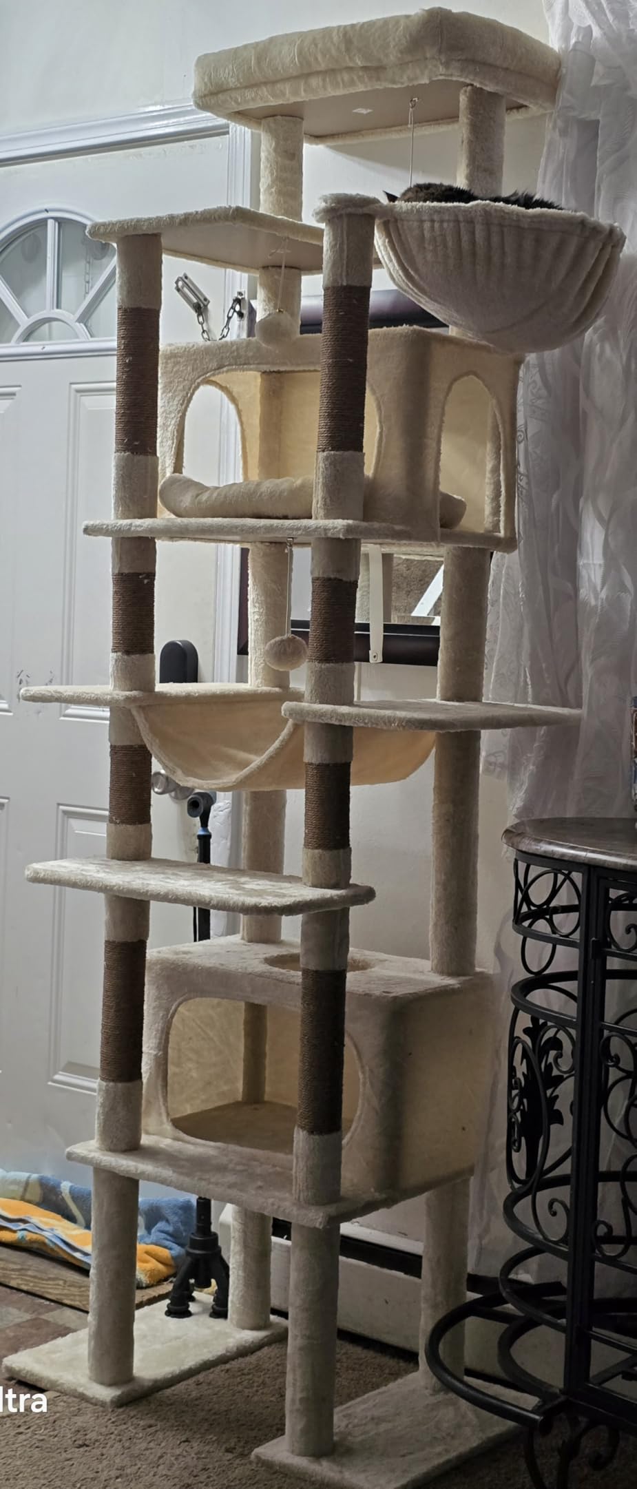 Globlazer Giant Tall Heavy Duty Cat Tower for Indoor Large Cats, F83B customer photo 2