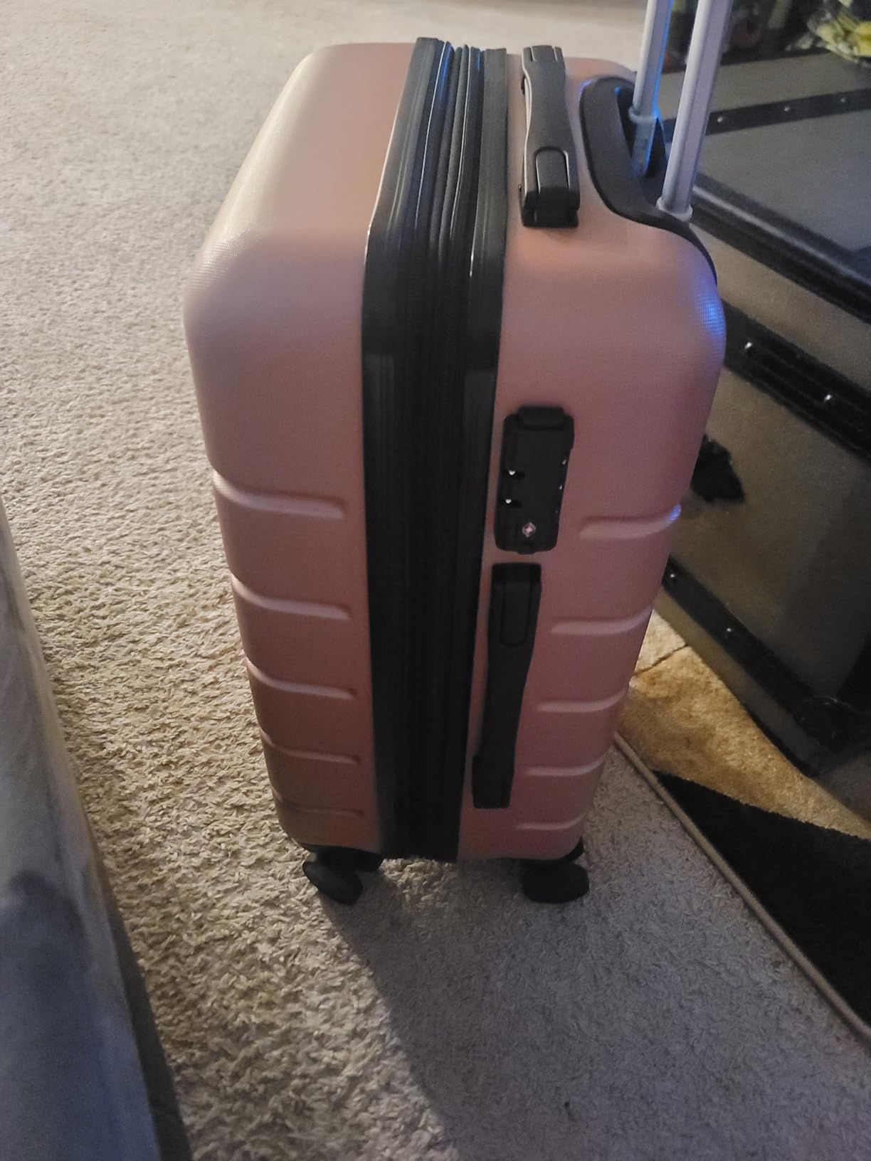 28 Inch Checked Luggage, Suitcase with Spinner Wheels customer photo 1