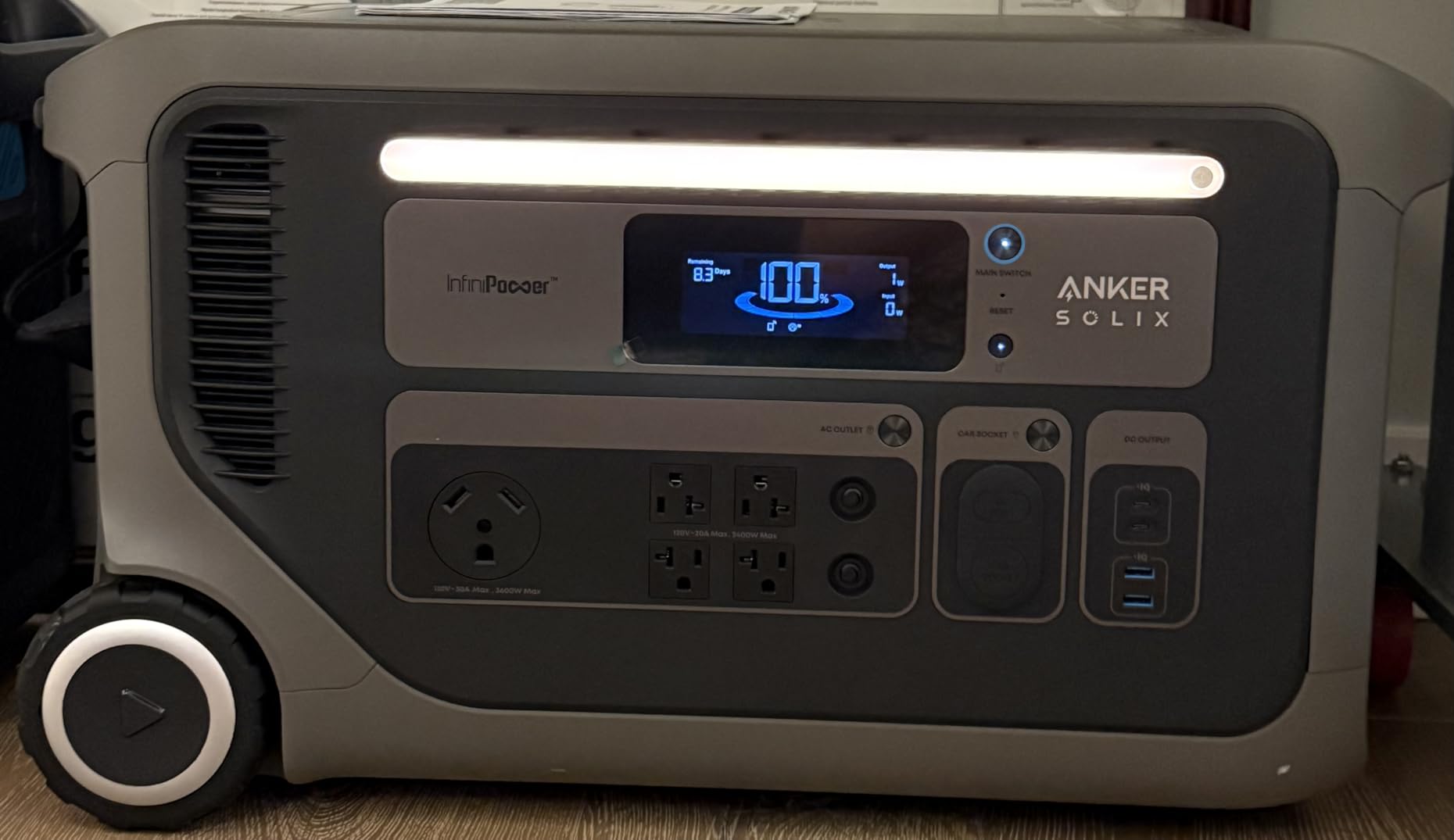 Anker SOLIX F3000 Portable Power Station, 3,072Wh, 6,000W, Solar Generators customer photo 1