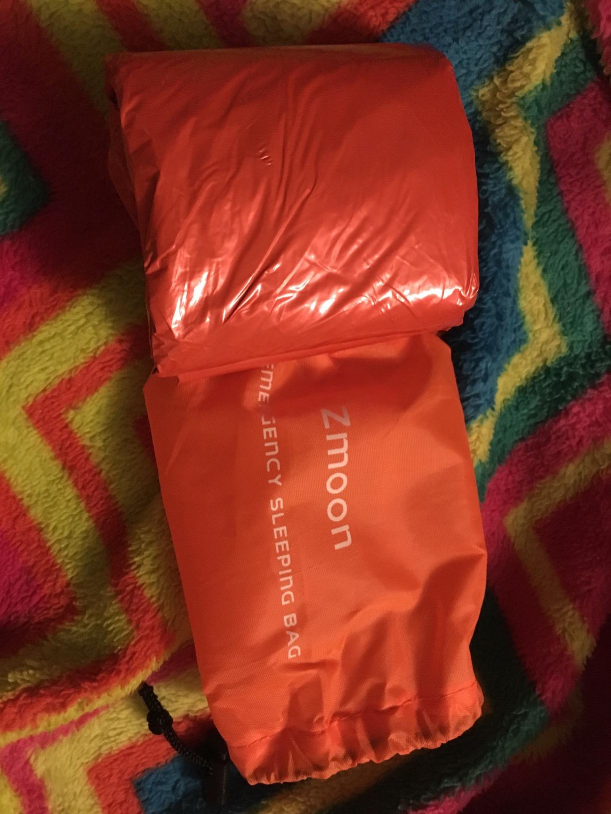 Zmoon Emergency Sleeping Bag Survival Bag, Portable Waterproof Thermal Bivy Sacks,Bivvy Bags,Camping Mylar Sleeping Bag Survival Gear Emergency Blankets Survival Shelter customer photo 2