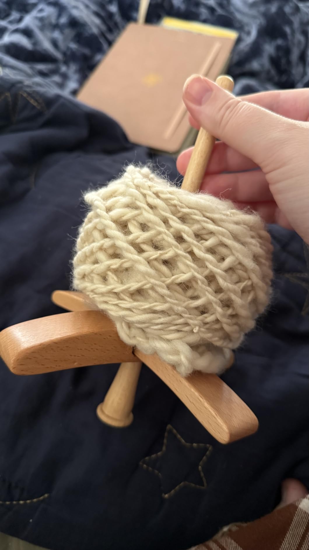 Turkish Spindle Kit Detachable Drop Spindle with 50g Wool Weaving Spinning Wheels for Beginners Advanced Hand Spinning Spinner Gifts customer photo 2