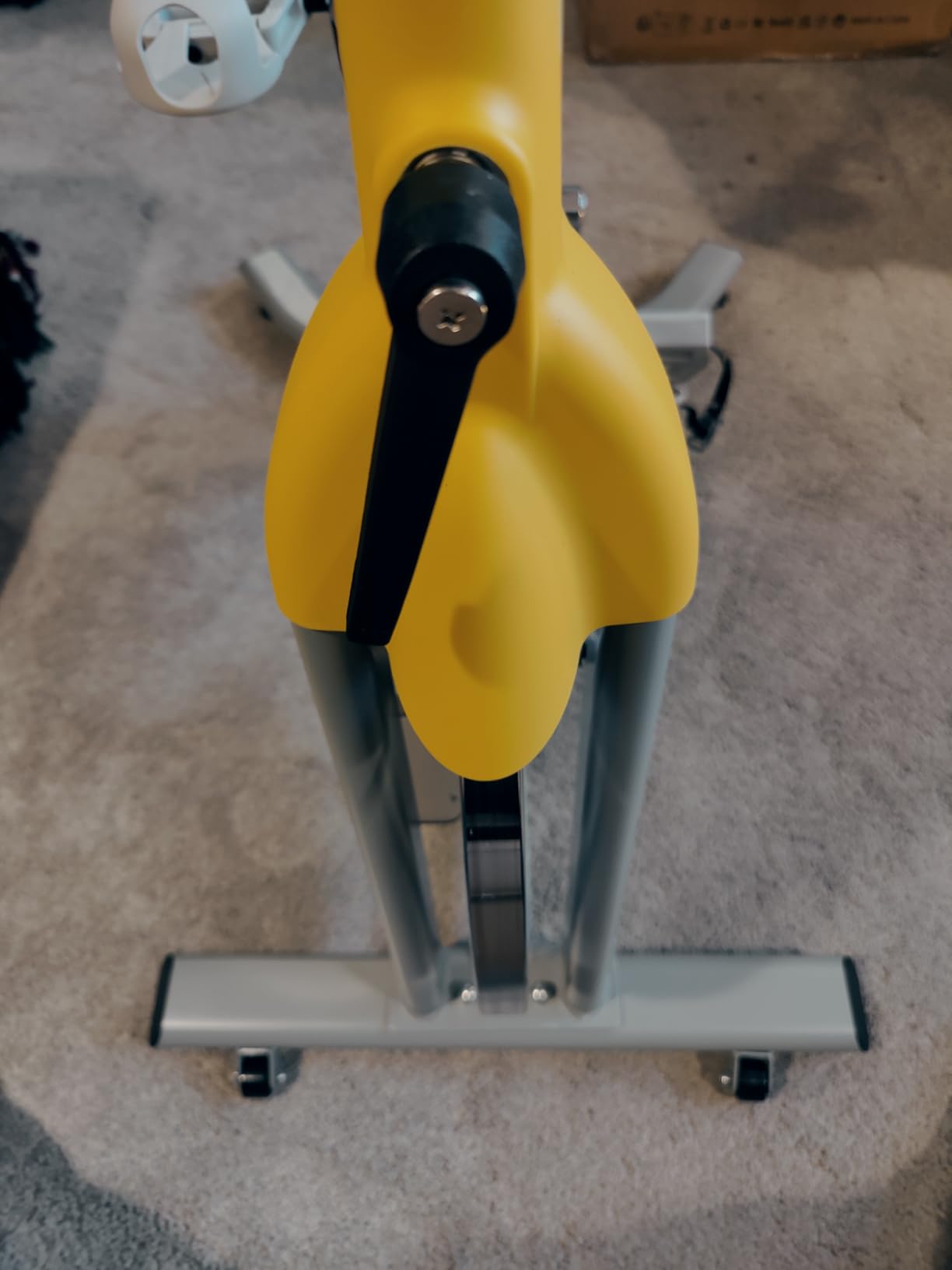 Exercise Bikes for Home,Spin Bike with Adjustable Magnetic,Brake Pad Resistance Silent Belt Drive,350lbs/300lbs Weight Capacity &Upgraded Version Seat for Home Cardio&Weight Loss(QM-530W) customer photo 2