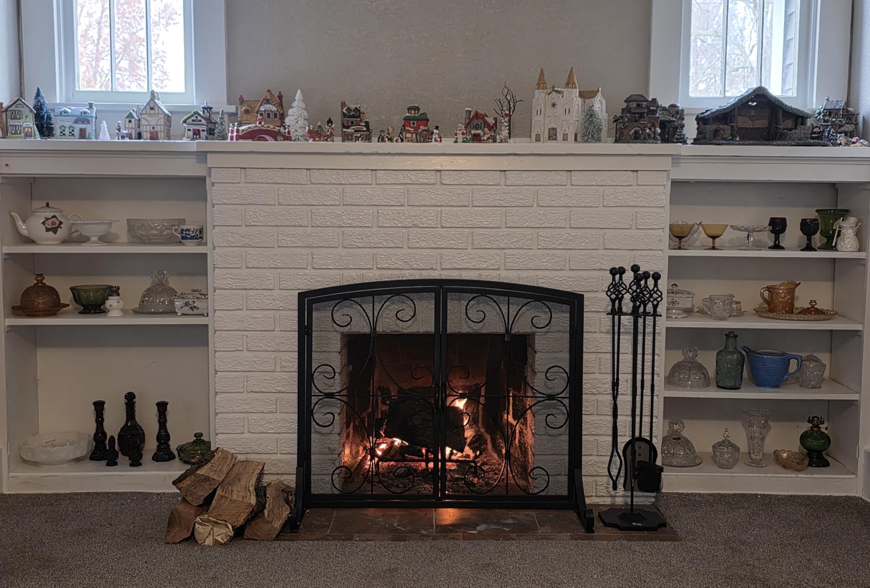 VODA Fireplace Tool Set 33
