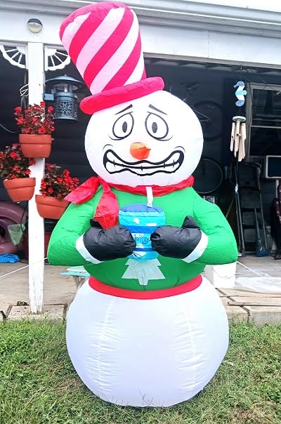 Elegear 7FT Animated Christmas Inflatables Santa Claus Outdoor Decorations customer photo 1
