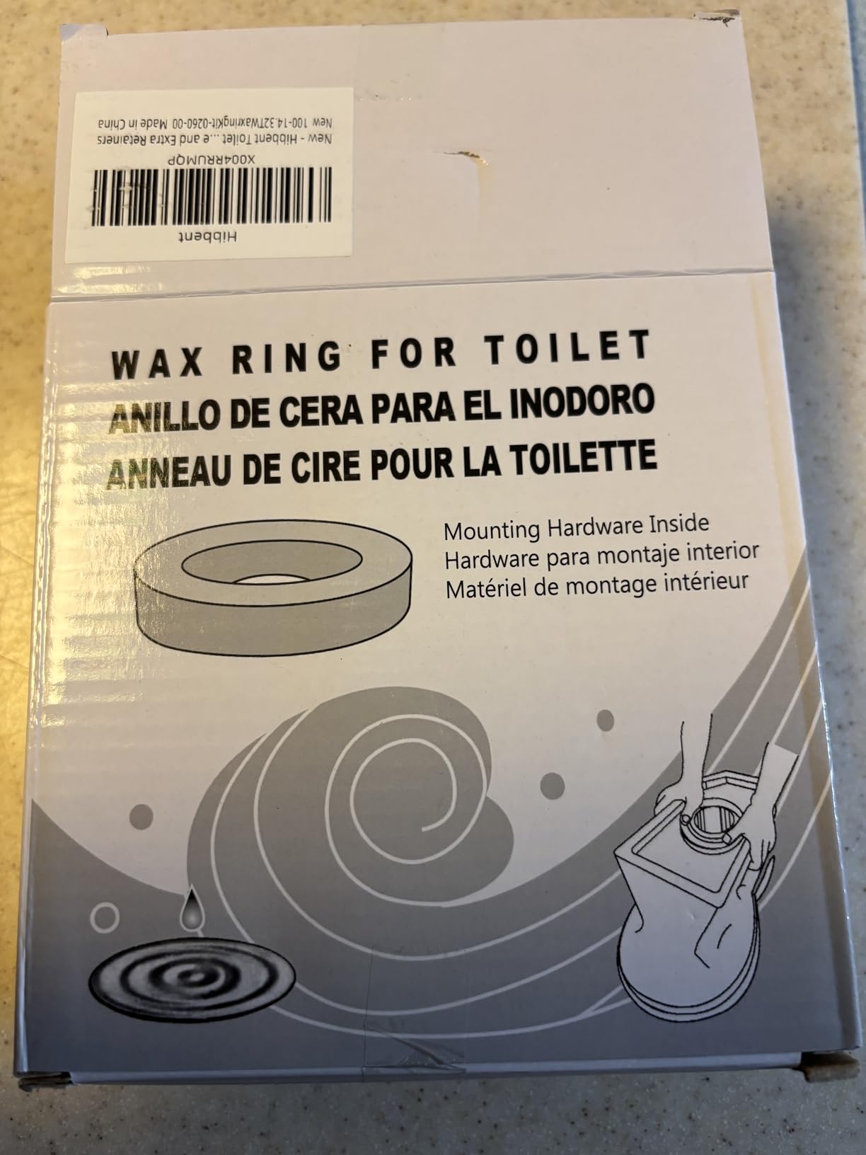Hibbent Extra Thick Toilet Wax Ring Replacement Kit, Wax Ring for Toilet customer photo 2