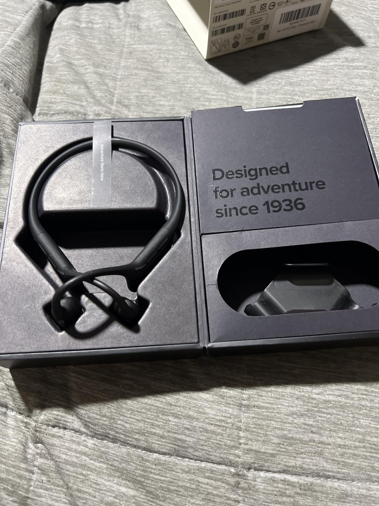 SUUNTO Wing 2 Open-Ear Bluetooth Sport Bone Conduction Headphones, Black | Up to 36H Battery with Powerbank, Safety LED Light, Head Movement Control, IP66 Sweat&Waterproof, Stable&Lightweight customer photo 2