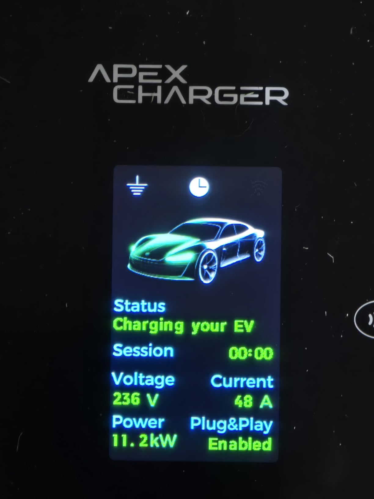 MACH 2:Fast Hardwired Level 2 EV Charger J1772 car Connector, 48 amp Garage-pro wall-Mount EVSE - Electric Vehicle Charging Station. Accessories: 30ft Cable & Tesla NACS Portable Adapter Extension customer photo 2