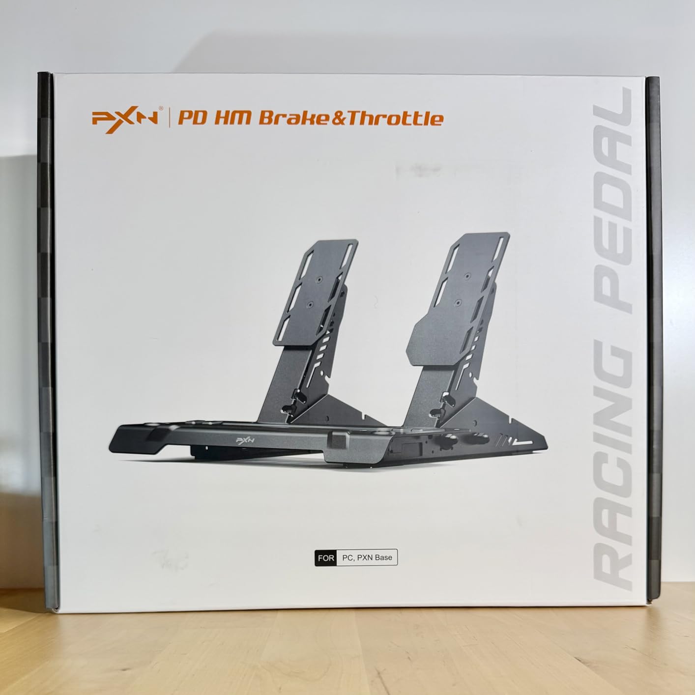 PXN PD HM Brake&Throttle Sim Racing Pedals, All-Metal 2-Pedal Set | Hall Sensors, Adjustable, USB-A/Type-C/RJ45 Connectivity, Compatible with PC and PXN V99/V10/V12/VD Wheel Bases customer photo 1