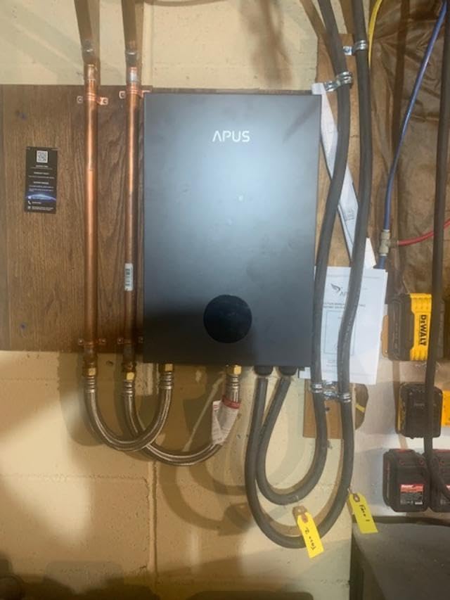 APUS 27kW Electric Tankless Water Heater, 240V, Up to 6.5 GPM, 3s Instant | Whole Home 3-4 Points Supply, LED Display, 86-140°F, Self-Modulating, Compact Design, 99.8% Thermal Efficiency customer photo 1