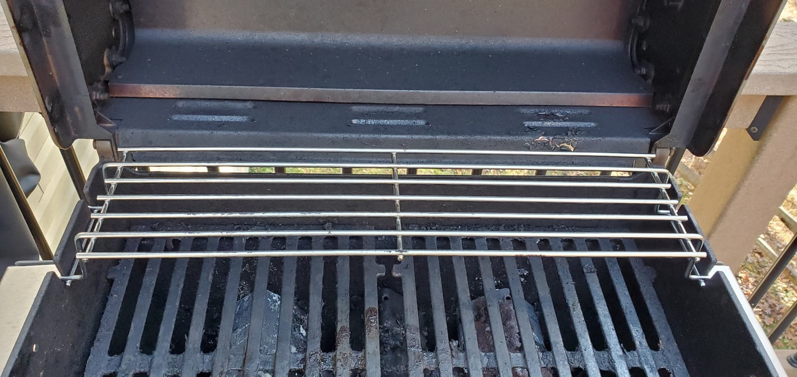 Uniflasy Adjustable Grill Warming Rack for Gas Grills and Pellet Smokers customer photo 2