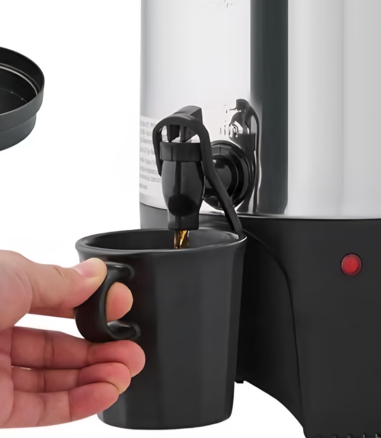 VEVOR Commercial Coffee Urn 60 Cups, 9.5 qt Hot Beverage Dispenser customer photo 1
