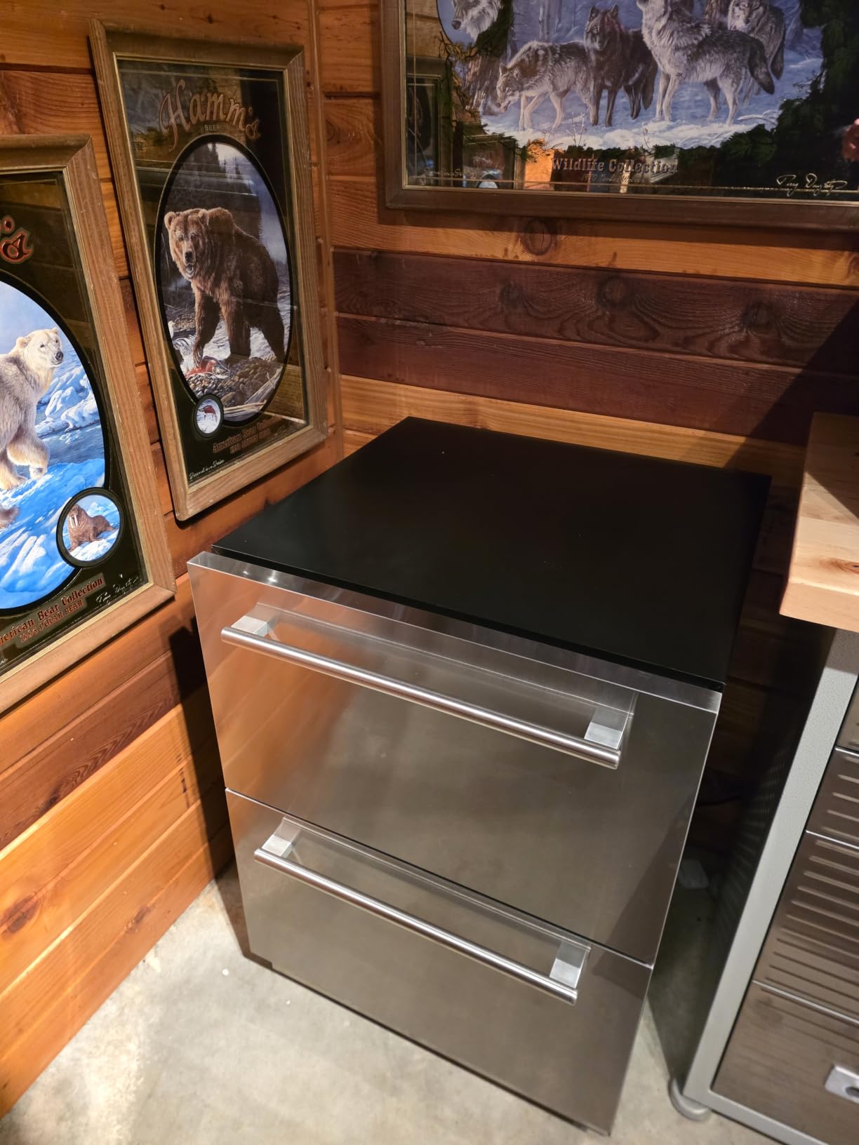 Antarctic Star 24 Inch Outdoor Beverage Refrigerator, Double Drawer Stainless Steel Mini Fridge 145 Cans, Built-in or Freestanding Undercounter Wine Cooler for Home & Patio, 32-50°F, Silver customer photo 2
