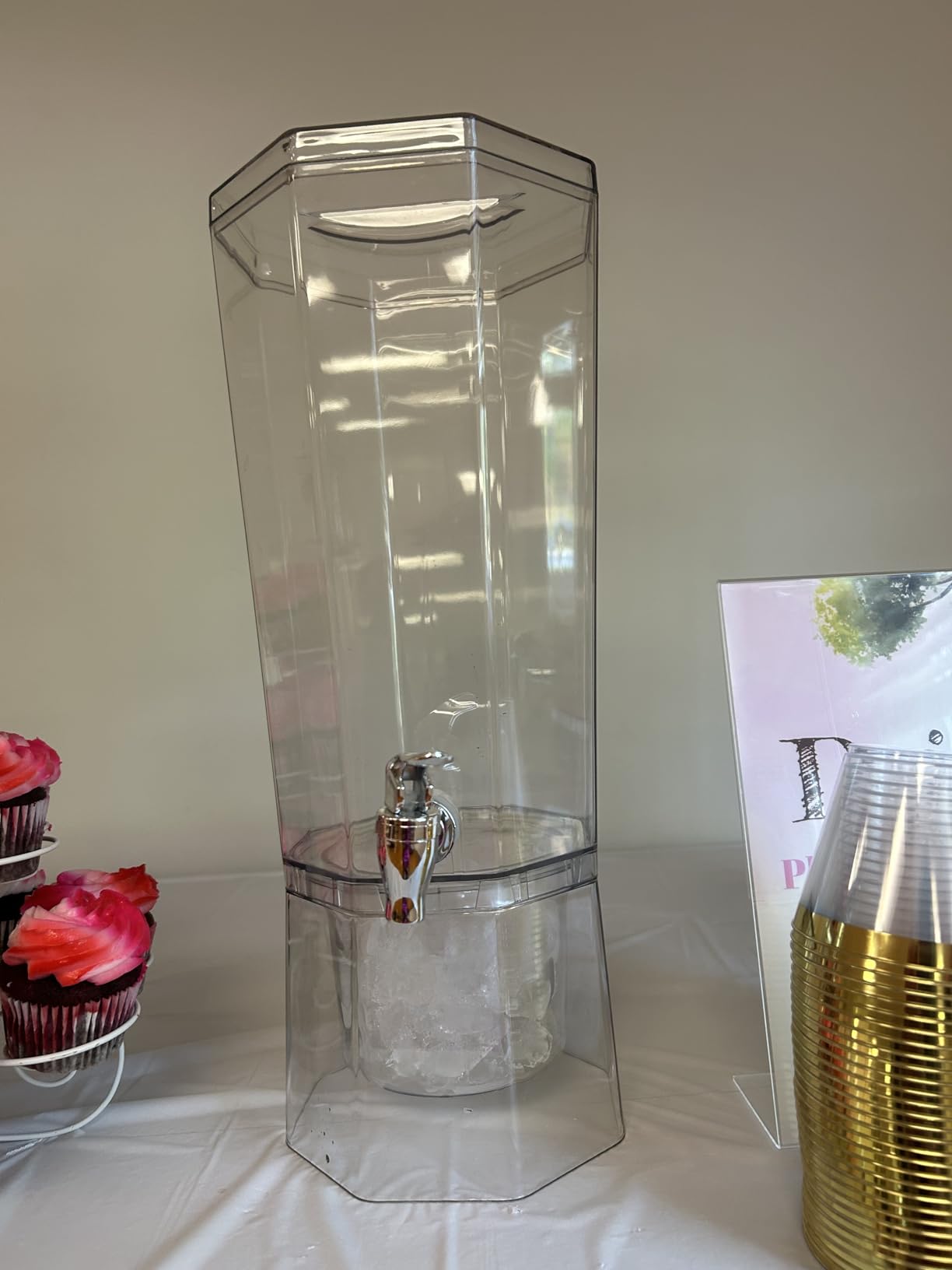Lifewit 1 Gallon Drink Dispenser for Party with Leak-Proof Spigot, 2 Pcs customer photo 2