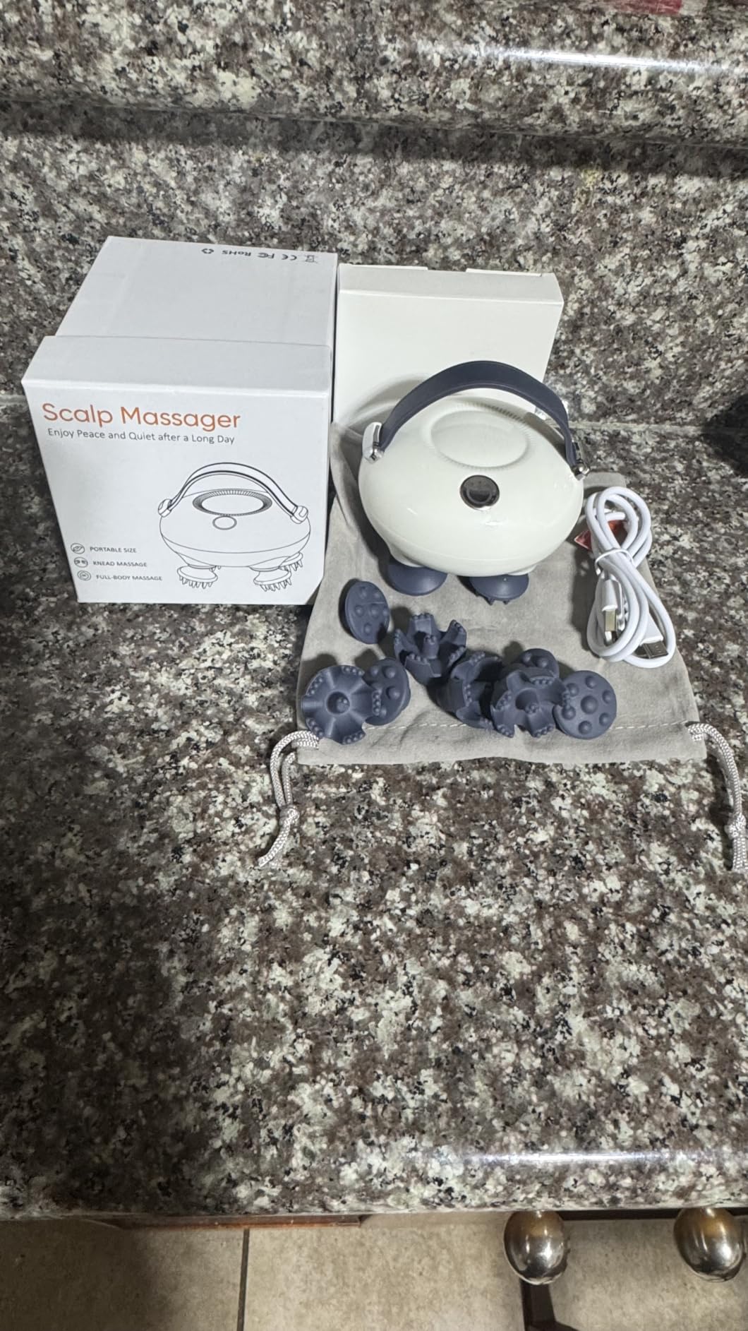 Scalp Massager, Head Massager Scalp with Tangle-Resistant Design customer photo 1