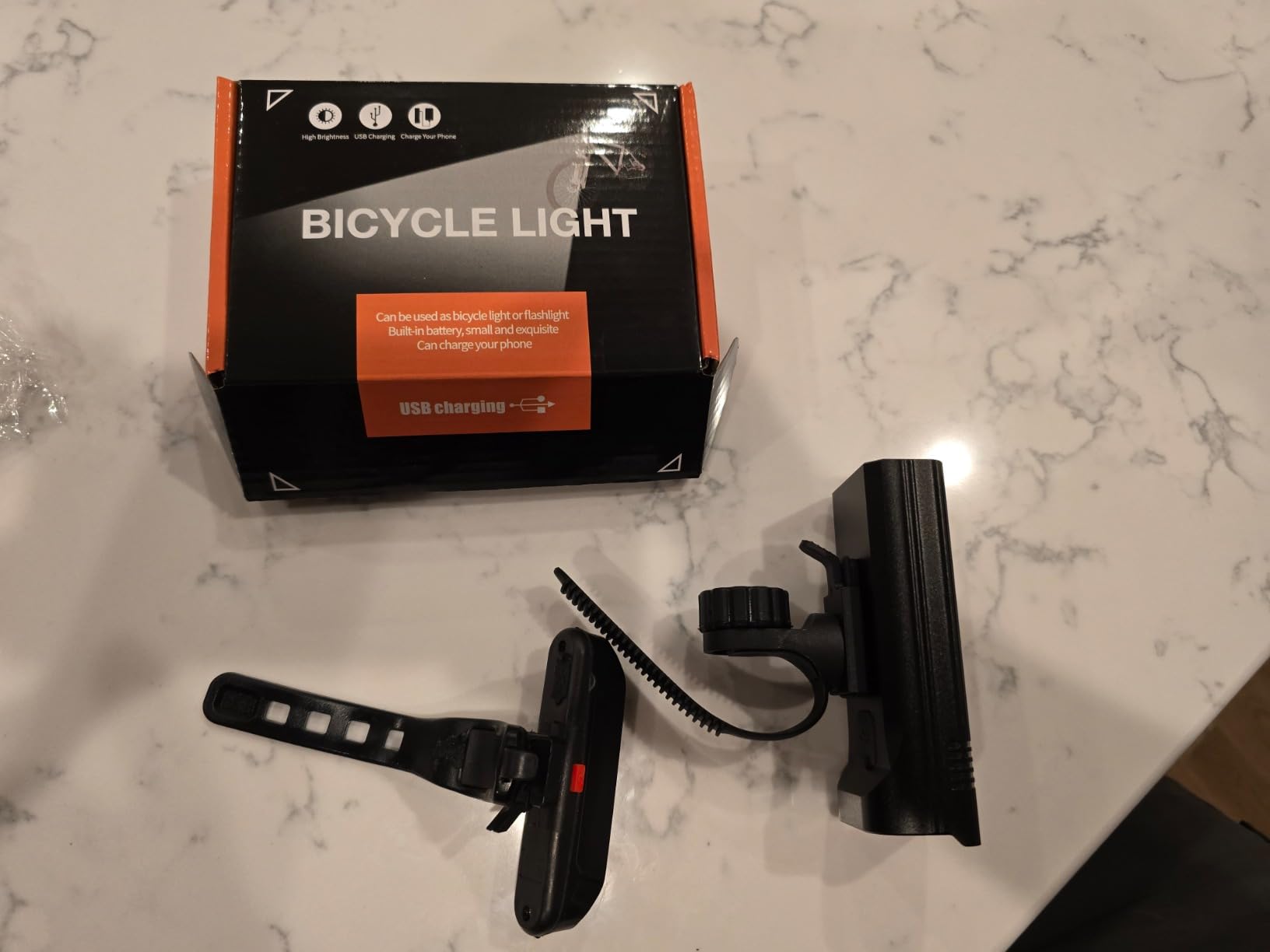 2026 Upgrade 6800Lumen Bike Light for Night Riding,Headlight Taillight Set customer photo 2