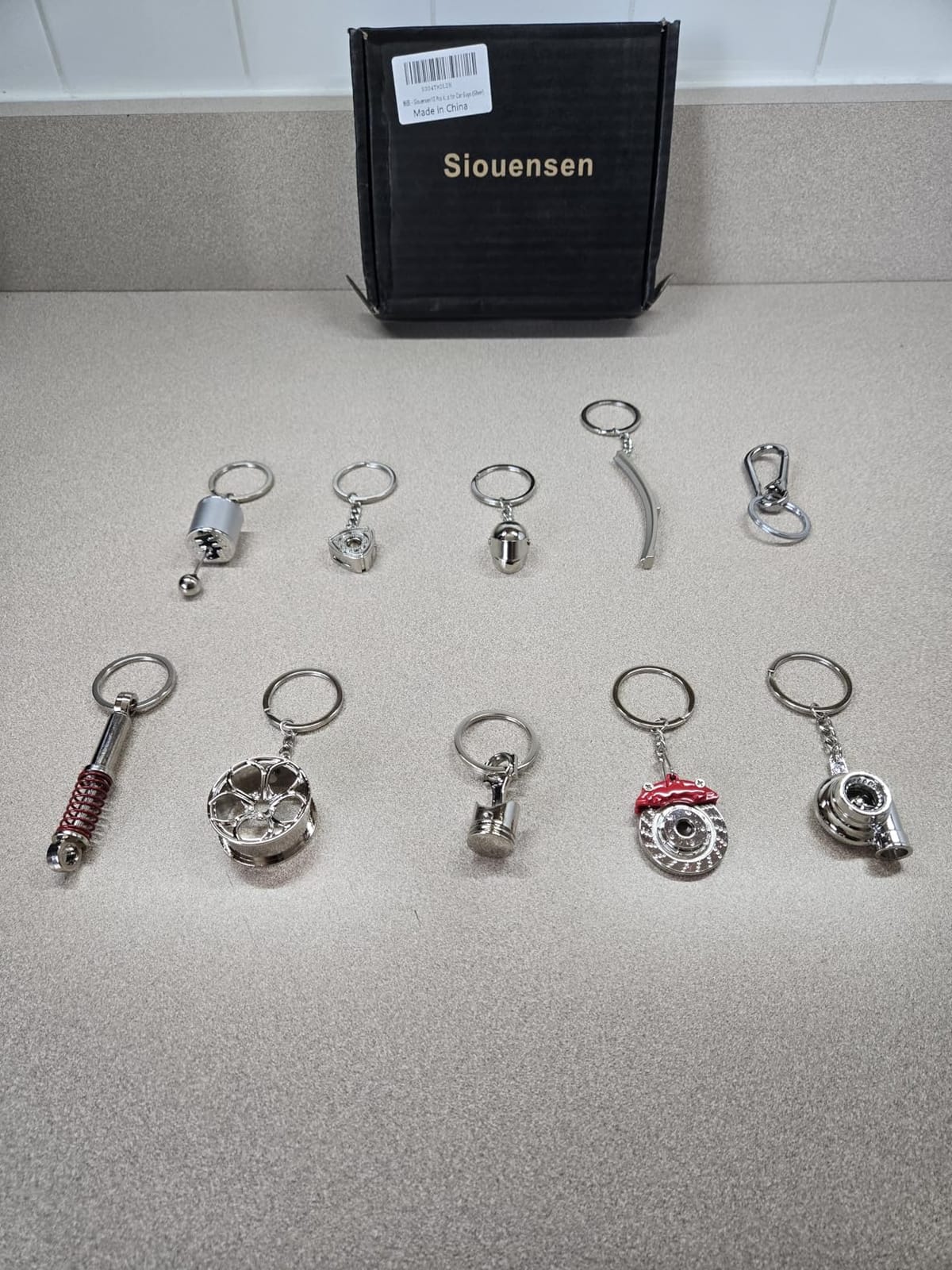 10 Pcs Car Keychains - Keychain for Men, Cool Keychain, First Choice for Car Enthusiast, Gifts for Car Guys customer photo 2
