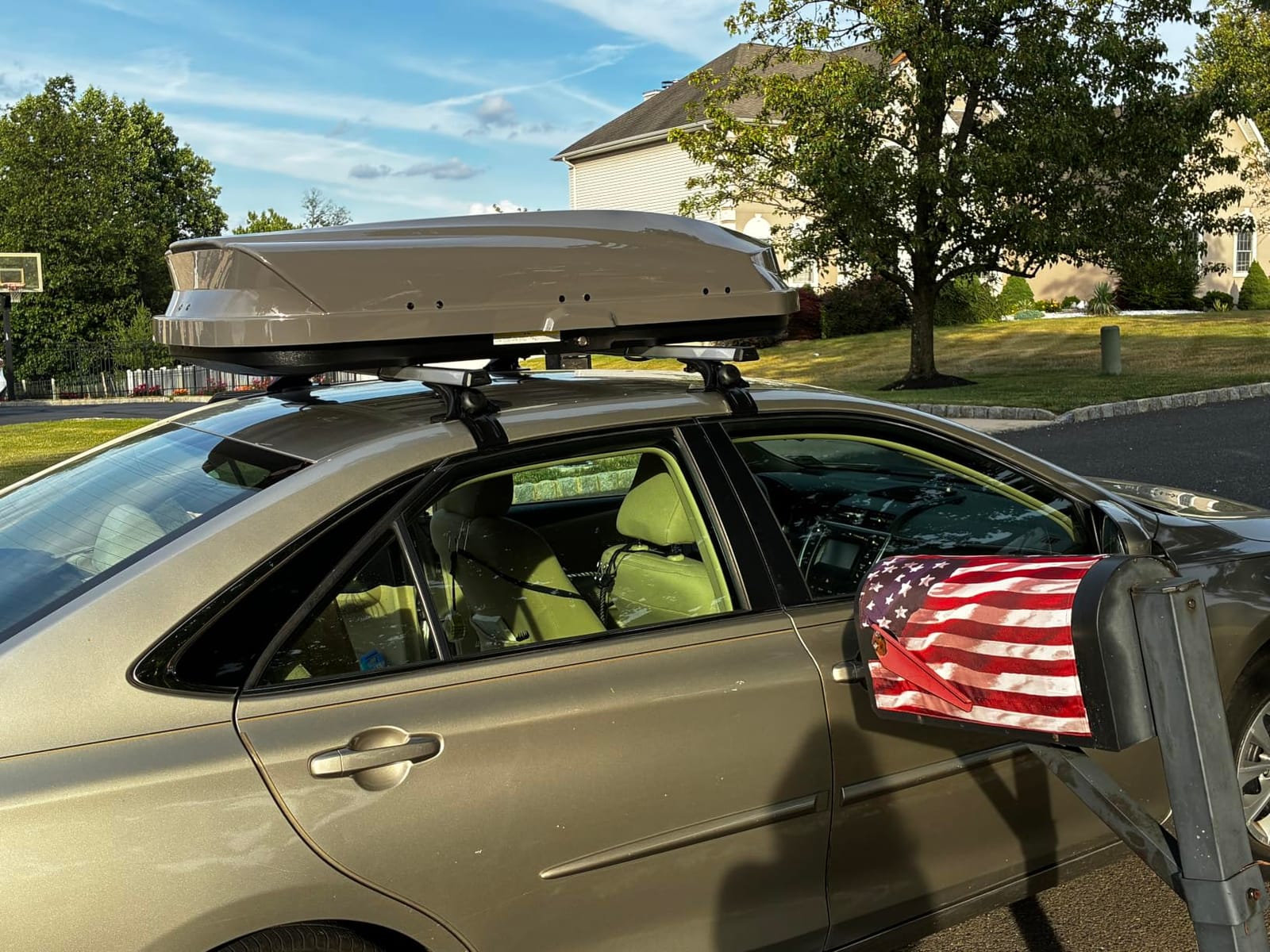 Roof Cargo Box, Dual-Side Opening Design, 14 Cubic Feet Capacity customer photo 2