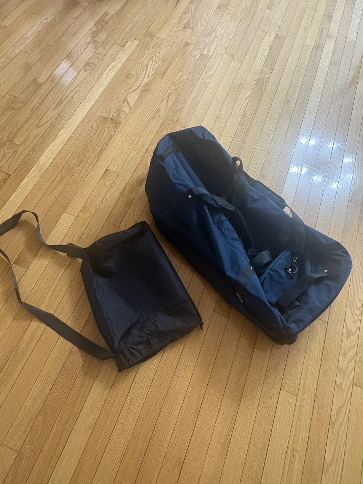Rolling Duffle Bag with Wheels,110L/140L Expandable Soft-Sided Foldable Duffle Bag with 2 Rubber Wheels,Packable 32” Rolling Carry-On with Multi-Pockets & Compartments,(brown) customer photo 2
