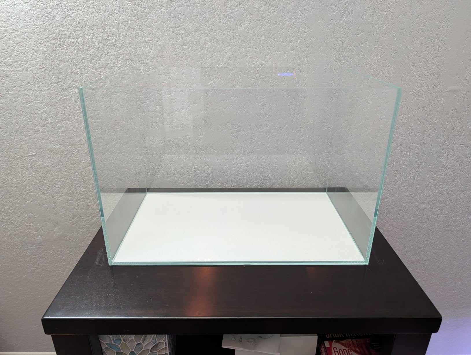 10 Gallon Rimless Aquarium Fish Tank, Ultra-Clear Nano Glass Rectangular Fish Tank L17.7 x W11 x H11.8 Thickness 6mm Glass Aquarium (M 10 Gallons) customer photo 2