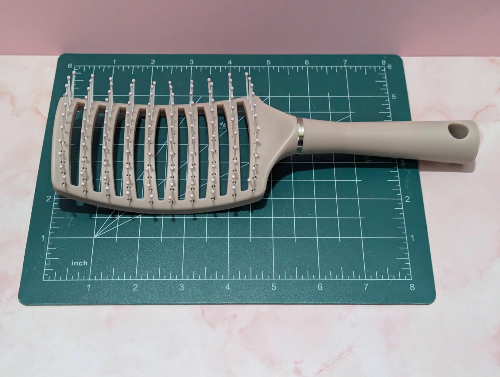 Dongxw Cordless Hot Brush - Travel Portable Hair Straightener Brush, 4 Temperatures | Fast Heating, Anti-Scald, and Anti-Frizz, Cordless Straightener Tool for Travel, Date, Work - Classic Black customer photo 2