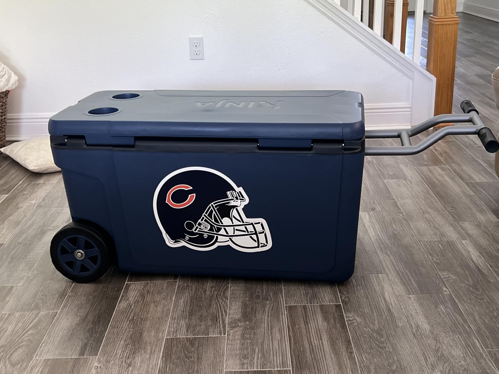 Ninja FrostVault™ 65qt Cooler with Wheels, Dry Storage Drawer, Cloud White | Ninja FrostVault's 65-qt capacity holds 97 cans, keeps food cool & dry, and rolls easily on all-terrain wheels customer photo 2