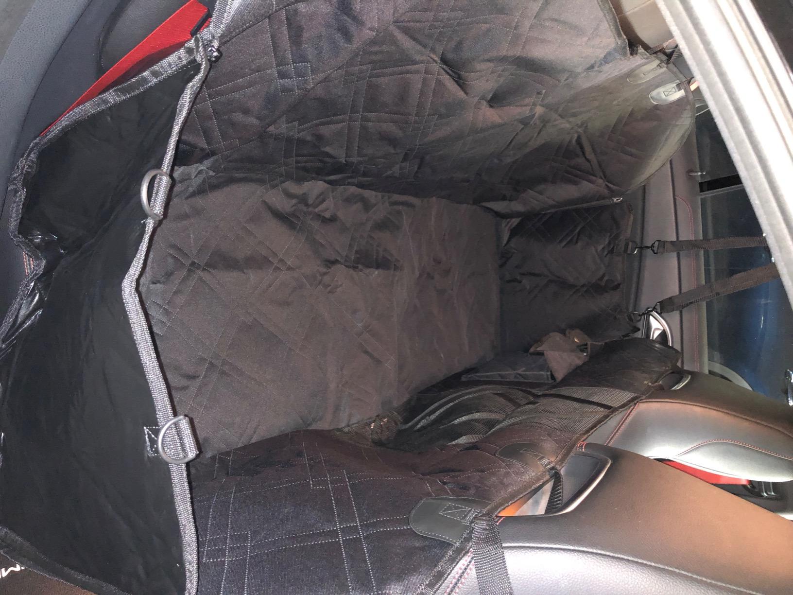 URPOWER 4 in 1 Dog Seat Cover for Full-Size Trucks, Waterproof Hammock customer photo 1