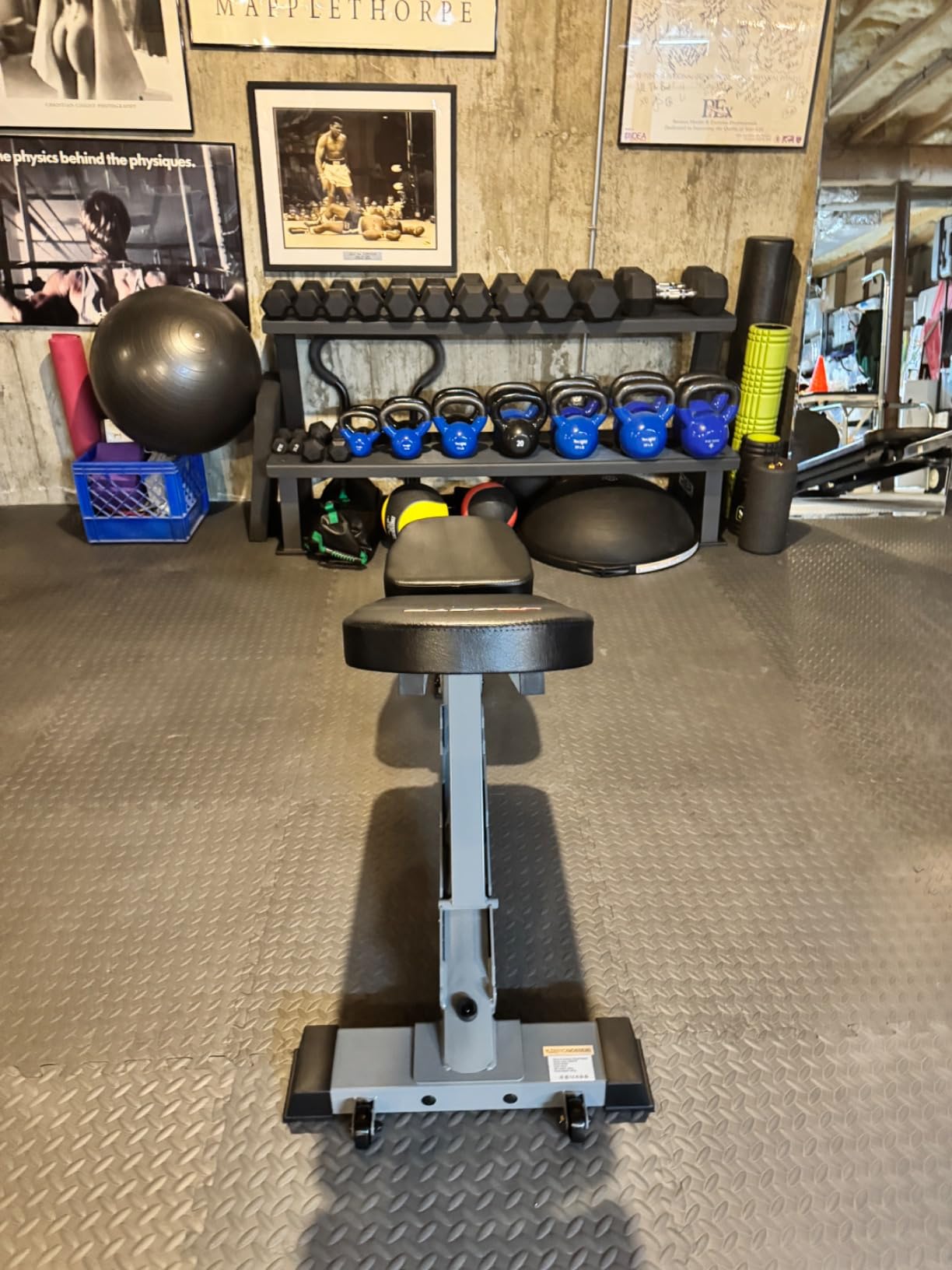 JOROTO FID Adjustable Weight Bench 1300LBS Capacity for Home Gym | Heavy Duty Workout Bench Press with Incline Decline Positions, 34'' Backrest and Wheels for Strength Training at Home Gym customer photo 1