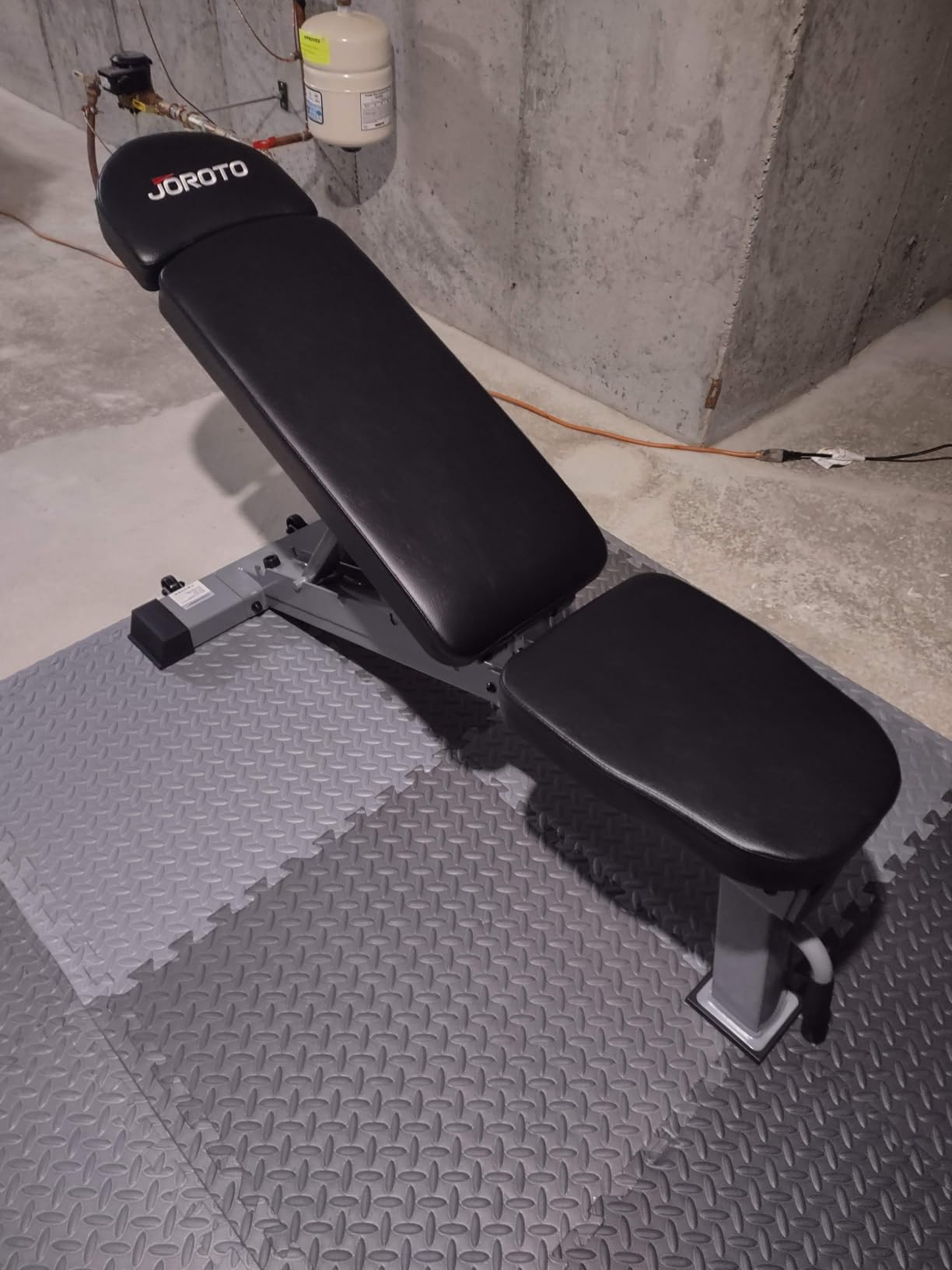 JOROTO FID Adjustable Weight Bench 1300LBS Capacity for Home Gym | Heavy Duty Workout Bench Press with Incline Decline Positions, 34'' Backrest and Wheels for Strength Training at Home Gym customer photo 2