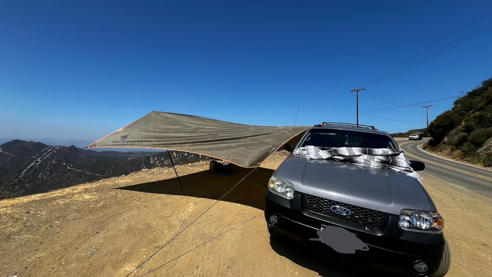 GEERTOP Car Side Awning 19 x 11 FT, Waterproof Overland Vehicle Shelter customer photo 2