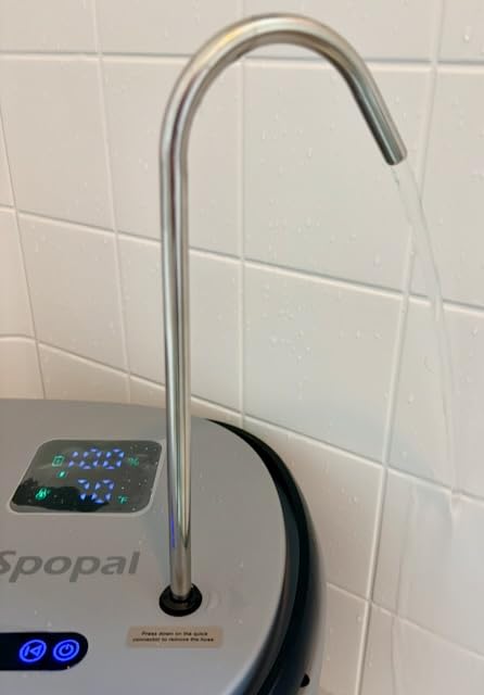 Portable Integrated Camping Shower Kit with 20L Foldable Bucket,13000mAh customer photo 1