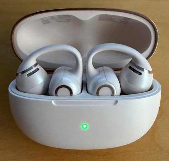 SHOKZ OpenDots 2 Open-Ear Clip-On Earbuds, Grey, Dolby Audio, 3 Mics | Rich bass with Dolby Audio; 3-mic clear calls; 40H listening; IP57; Bluetooth 6.1; Travel/City walk/Commuting/Yoga/Pilates customer photo 1