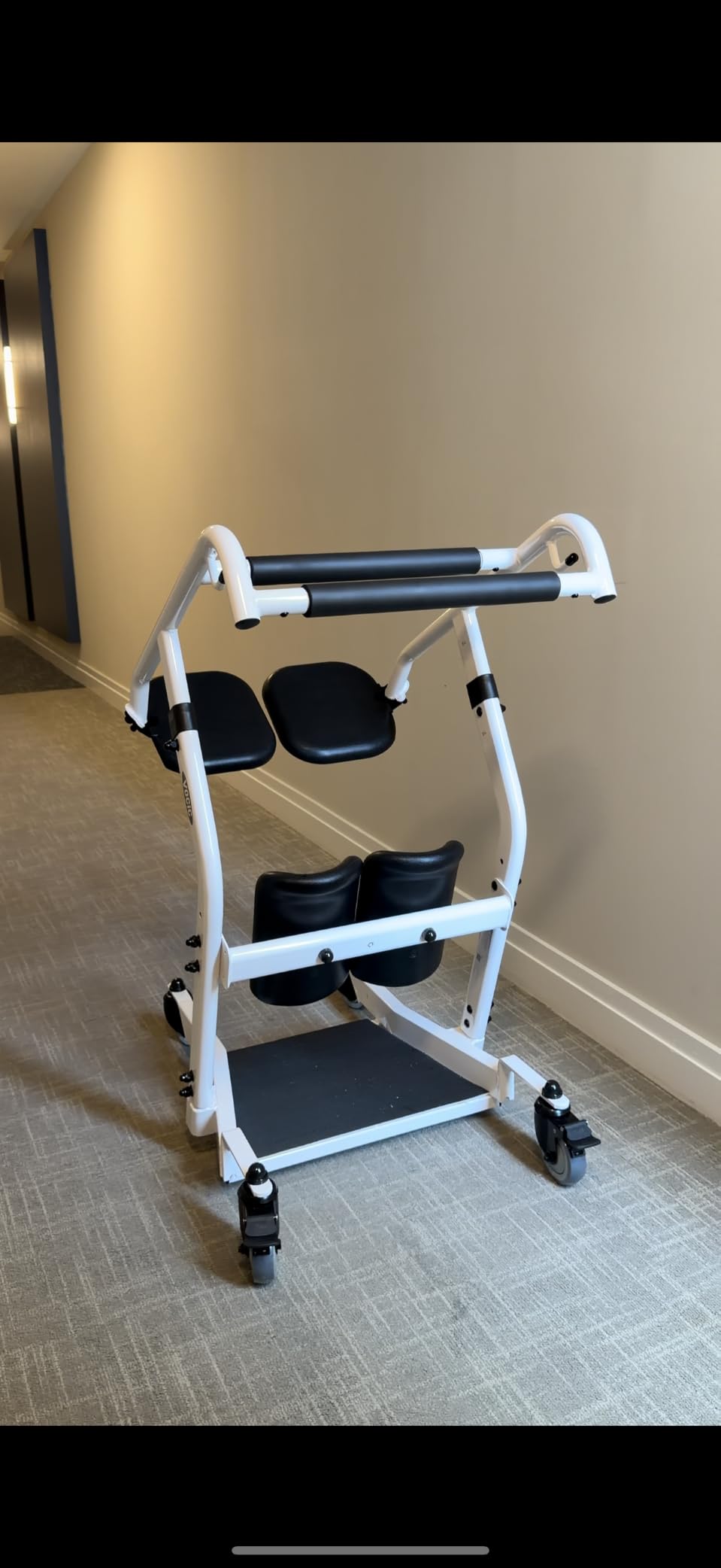 VOCIC Sit to Stand Lift, One-Step Stand Assist Lift for Elderly, Patient Lift Chair Transport Unit with Wheels, Fall Prevention & Muscle Building, AY03 2026 Upgraded customer photo 1