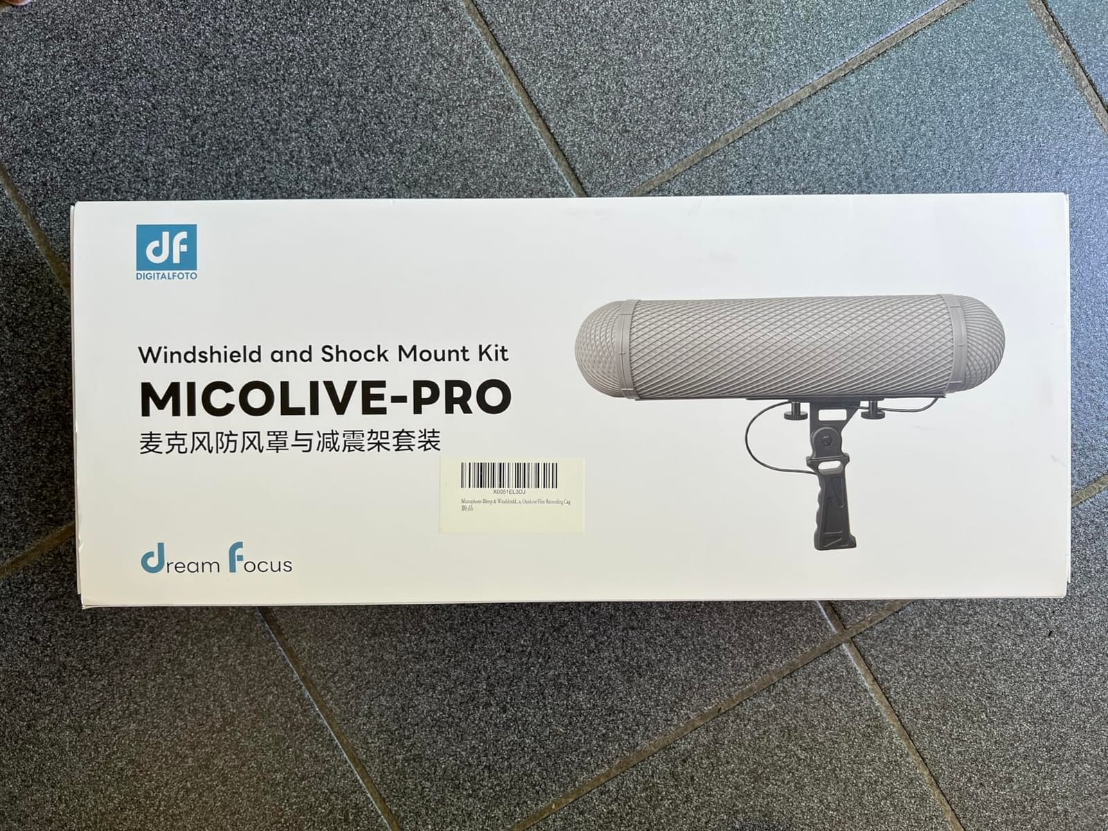Microphone Blimp & Windshield System, Dual-Shock Mount for Handling Noise, Compatible with 12.8