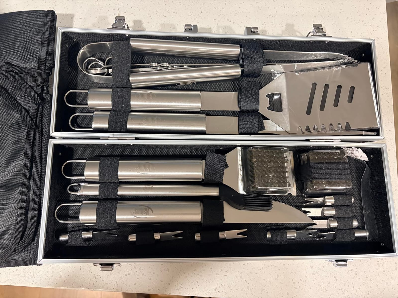 Kaluns 236 PCS Ultimate Grill Master Gift Set – Complete BBQ Accessories Kit with Virtually Everything Needed for Grilling, Smoking & BBQ customer photo 1