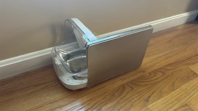 Microchip Pet Feeder - Rechargeable Selective-Automatic Cat Feeder with RFID & Microchip Recognition - Stainless Steel Bowl - Prevents Food Stealing in Multi-Cat Homes - for Wet and Dry Food customer photo 2