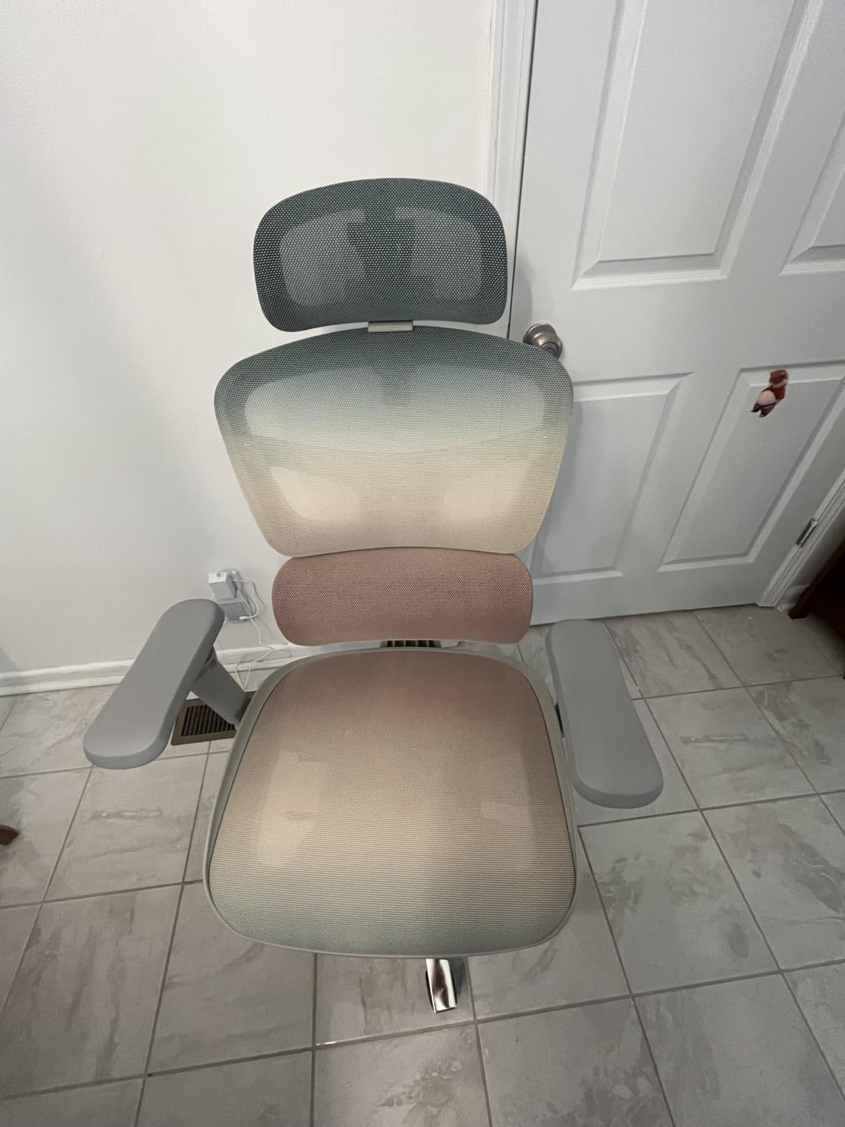 Ergonomic Office Chair with Footrest & 3D Massage Lumbar Support, Adjustable Seat Depth & Back Height,Big and Tall,400lbs, 4D Headrest, 4D Armrests, Reclining Office Chair for Home Office (Black) customer photo 2