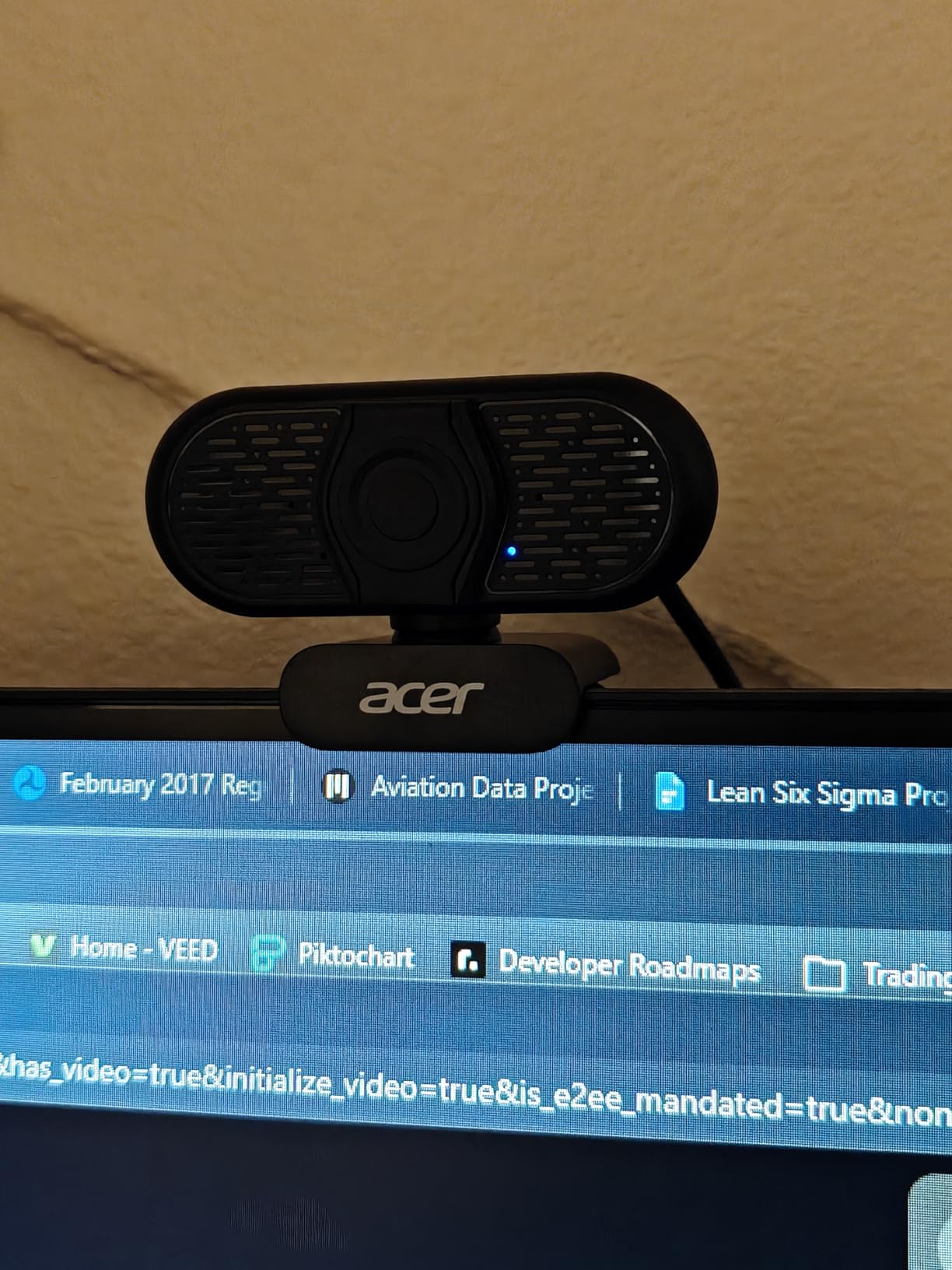 Acer A640 4K Webcam with AI Noise Canceling Mic for Streaming Meetings customer photo 2