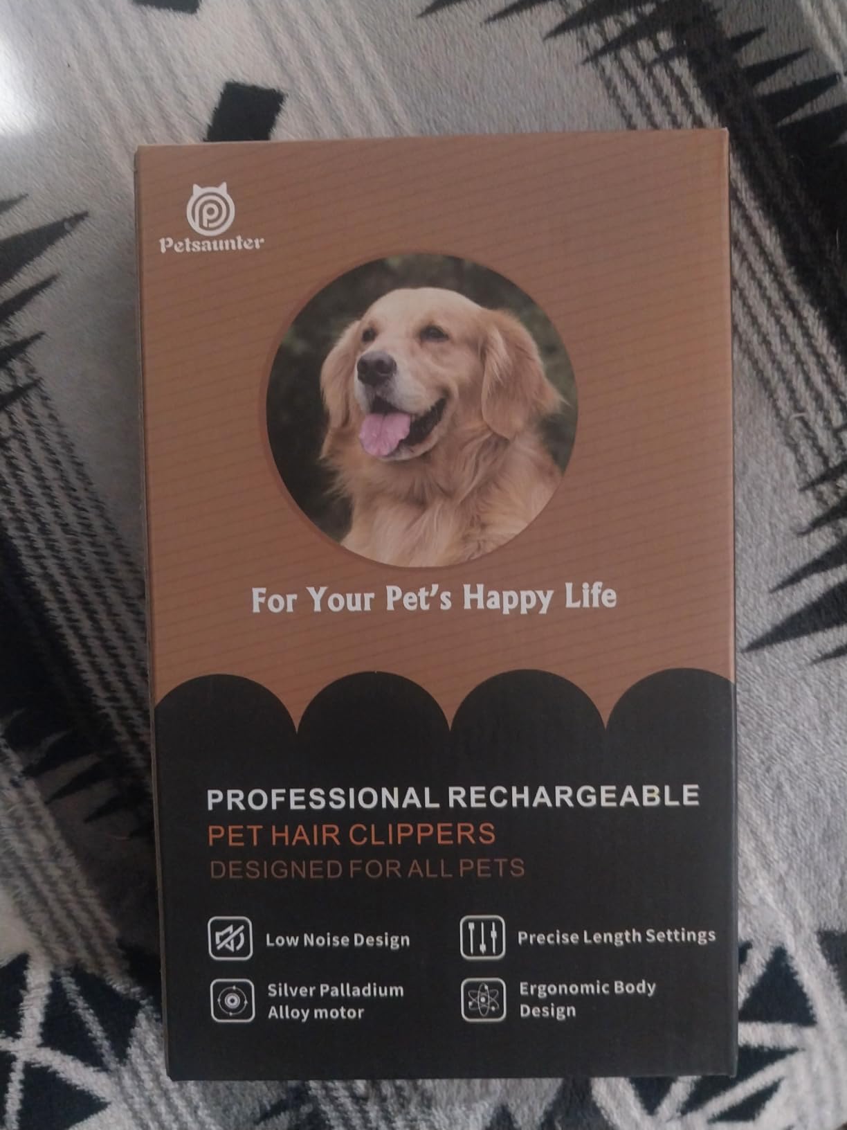 Petsaunter Dog Clippers for Grooming, 4-Speed & LCD, Low Noise Electric Trimmer for Grooming, TypeC Rechargeable Dog Hair Clippers, Super Quiet for Dogs & Pets with Thick or Heavy Coats(C95) customer photo 2