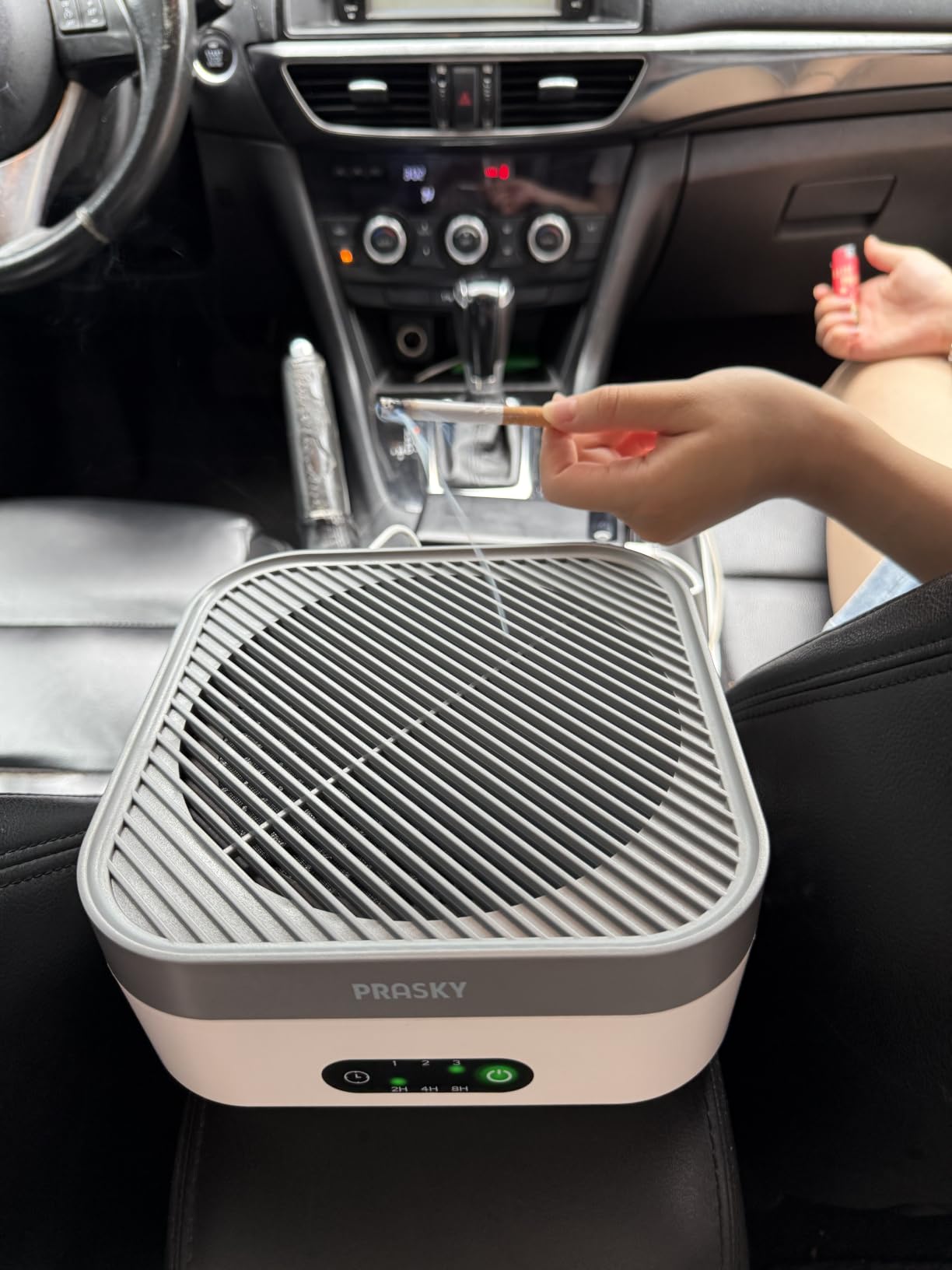 Air Purifiers for Home, Plug-in, H13 True HEPA Filter Captures Smoke Odor Pet Dander, Portable Quiet Car Air Purifier for RV/Desk/Bedroom/Office, Covers up to 600 Ft², Timer - 1 Filter customer photo 2