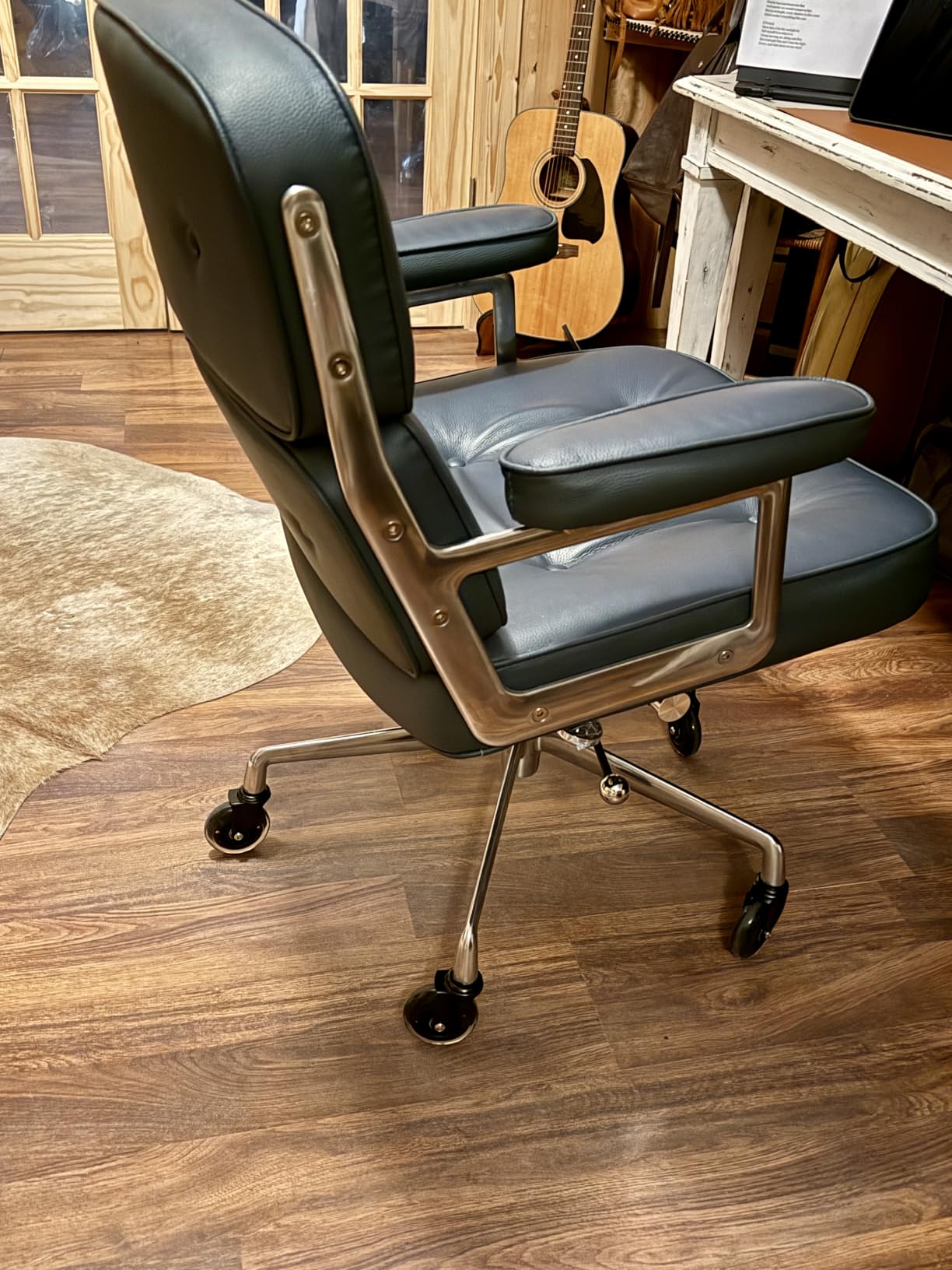 marrap Ergonomic Office Chair with Dual-Zone Adaptive Lumbar Support, Adjustable Seat Depth, 5-Position Backrest, 6D Armrests, 90°–145° Reclining Mesh Chair with Footrest for Home Office customer photo 1