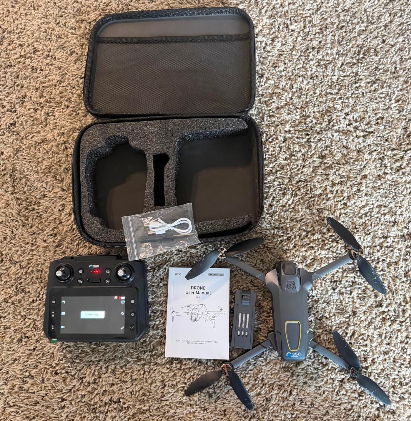 GPS Drone with 1080P Camera for Adults, Drone with 4.5
